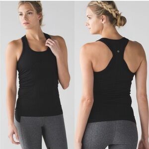 Lululemon Swiftly Tech Racerback Tank Top 2.0- size 2 black